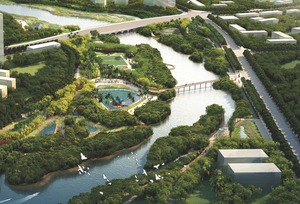 三亞紅樹林公園景觀廊橋