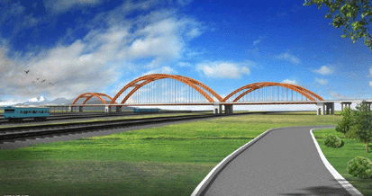 S51汕湛高速系桿拱橋